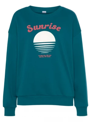 Foto van product VIVANCE Sweatshirt petrol / cranberry / wit