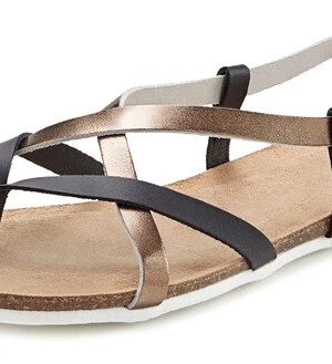 Foto van product VIVANCE Teenslipper brons / zwart