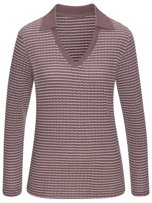 Foto van product VIVANCE Trui mauve / wit
