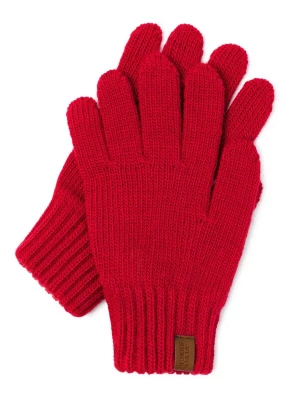 Foto van product Vivisence Vingerhandschoenen '7014R' rood