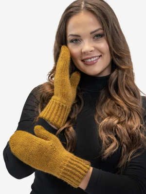 Foto van product Vivisence Vingerhandschoenen '7015R' donkergeel