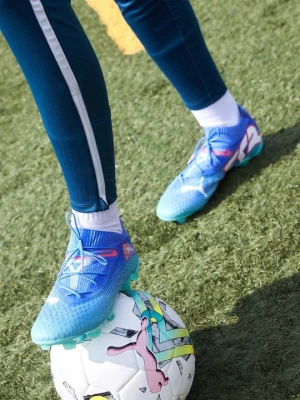 Foto van product Voetbalschoenen voor harde ondergrond Puma blauw