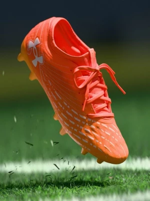 Foto van product Voetbalschoenen voor harde ondergrond Under Armour oranje