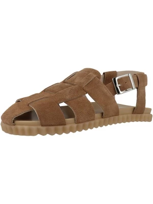 Foto van product Voile blanche Sandalen met riem ' ALICE ' bruin