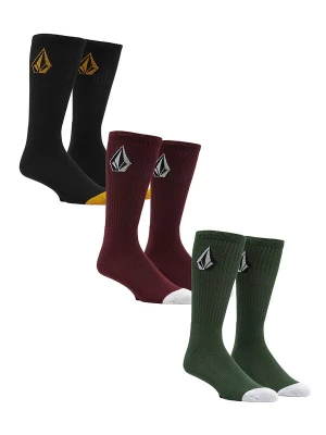 Foto van product Volcom Sokken bourgogne / zwart / wit