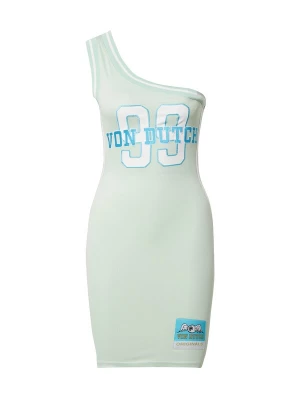 Foto van product Von Dutch Originals Jurk 'KASEY' neonblauw / lichtgroen / wit