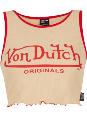 Foto van product Von Dutch Originals Top 'Ashley' beige / rood