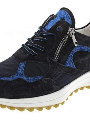 Foto van product WALDLÄUFER Veterschoen blauw gemêleerd / zwart Waldlaufer