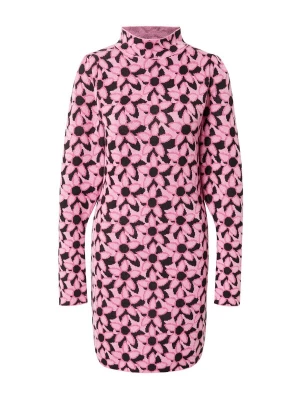 Foto van product Warehouse Gebreide jurk rosa / lichtroze / zwart