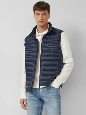 Foto van product Warm gewatteerd vest met opstaande kraag en contrasterende details s.Oliver blauw