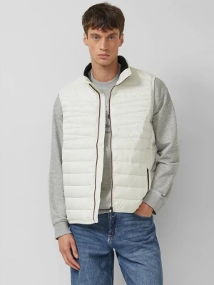 Foto van product Warm gewatteerd vest met opstaande kraag en contrasterende details s.Oliver crème
