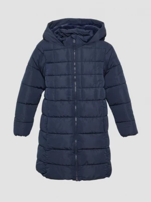 Foto van product Warme gewatteerde jas met teddy pluche voering s.Oliver blauw