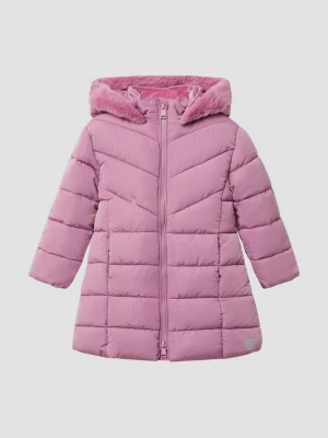 Foto van product Warme gewatteerde jas met teddy pluche voering s.Oliver roze