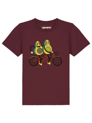 Foto van product watabout.kids Shirt 'Avocado Fahrrad' groen / kiwi / bordeaux / zwart