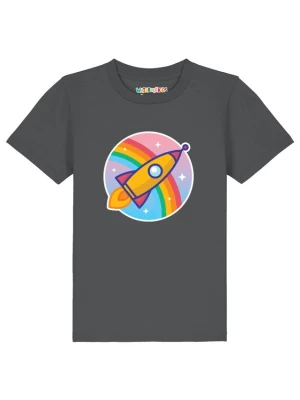 Foto van product watabout.kids Shirt 'Cartoon Rakete' antraciet / oranje / rosa / rood