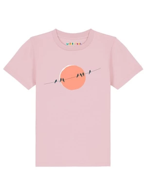 Foto van product watabout.kids Shirt 'Countryside 01' abrikoos / rosa / zwart
