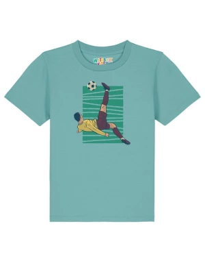 Foto van product watabout.kids Shirt 'Fußball' turquoise / geel / groen / bordeaux