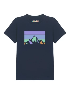 Foto van product watabout.kids Shirt 'Landscape' navy / turquoise / karamel / lichtlila