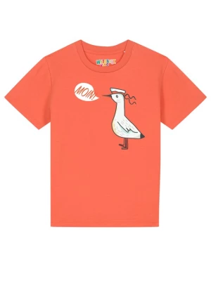 Foto van product watabout.kids Shirt 'Moin Seagull' grijs / oranje / wit