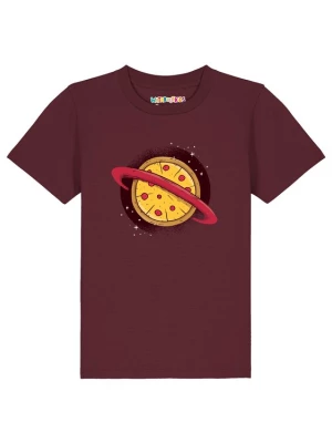 Foto van product watabout.kids Shirt 'Pizza Planet' donkerbruin / geel / rood / bordeaux