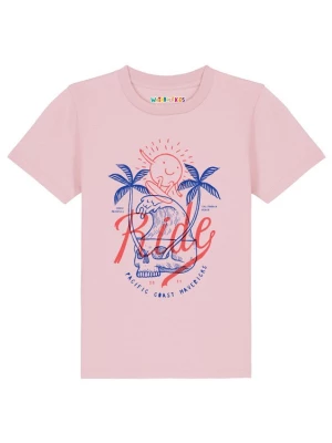 Foto van product watabout.kids Shirt 'Ride the waves' blauw / rosa / rood