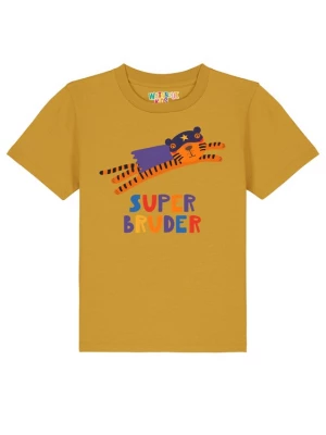 Foto van product watabout.kids Shirt 'Tiger Superbruder' oker / gemengde kleuren