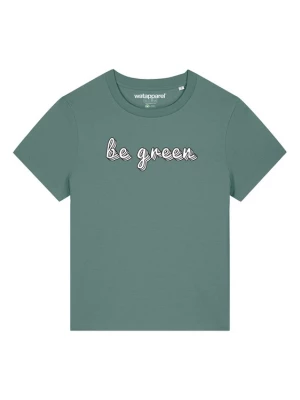 Foto van product Watapparel Shirt 'Be green' groen / wit