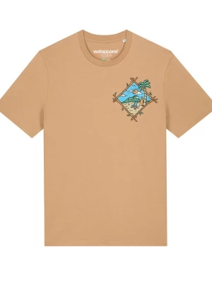 Foto van product Watapparel Shirt ' Beach is calling ' beige / gemengde kleuren