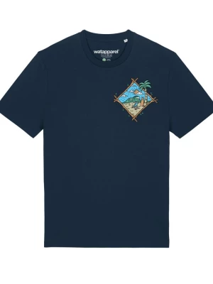 Foto van product Watapparel Shirt ' Beach is calling ' donkerblauw