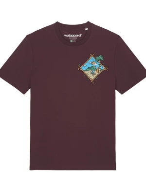 Foto van product Watapparel Shirt ' Beach is calling ' gemengde kleuren / donkerrood