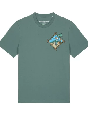 Foto van product Watapparel Shirt ' Beach is calling ' groen / gemengde kleuren