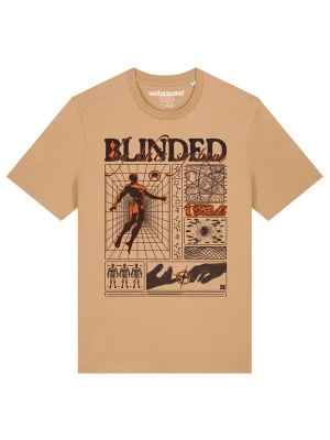 Foto van product Watapparel Shirt 'Blinded' beige / chocoladebruin / mokka / donkeroranje