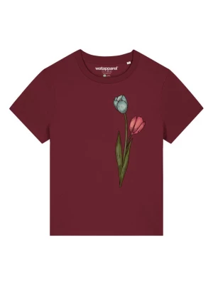 Foto van product Watapparel Shirt 'Blume in Wasserfarbe 05' blauw / groen / rood / bordeaux