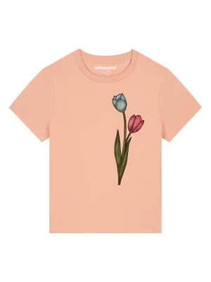 Foto van product Watapparel Shirt 'Blume in Wasserfarbe 05' gemengde kleuren / abrikoos