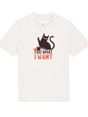 Foto van product Watapparel Shirt ' Cat ' oranjerood / zwart / wit