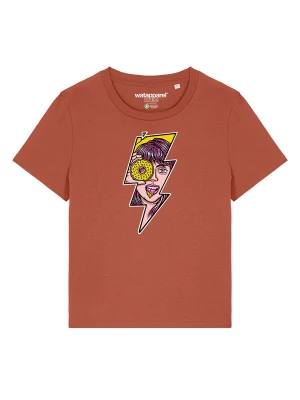 Foto van product Watapparel Shirt 'Donut' kastanjebruin / geel / neonlila / zwart