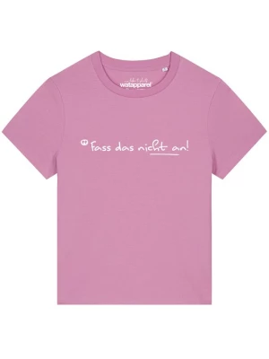 Foto van product Watapparel Shirt 'Fass Das Nicht An' rosa / wit