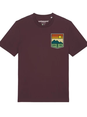 Foto van product Watapparel Shirt ' Good Vibe ' gemengde kleuren / donkerrood