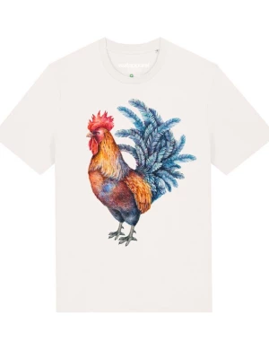 Foto van product Watapparel Shirt ' Grimmiger Gockel ' gemengde kleuren / wit