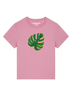 Foto van product Watapparel Shirt 'Monstera 2.0' donkergroen / rosa