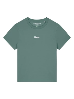 Foto van product Watapparel Shirt 'Nope' kaki / wit