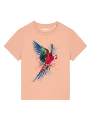 Foto van product Watapparel Shirt 'Papagei' blauw / abrikoos / rood
