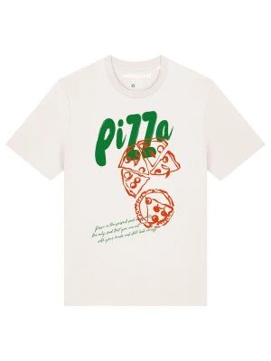 Foto van product Watapparel Shirt 'Pizza' donkergroen / donkeroranje / wit