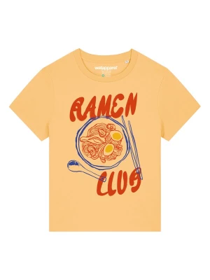 Foto van product Watapparel Shirt 'Ramen Club' donkerblauw / geel / citroen / robijnrood