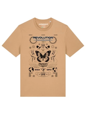 Foto van product Watapparel Shirt 'Revolution' beige / zwart / wit
