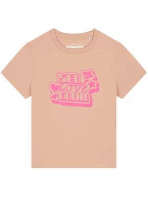 Foto van product Watapparel Shirt 'Self love Club' abrikoos