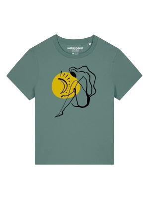 Foto van product Watapparel Shirt 'Self Love' geel / smaragd / zwart