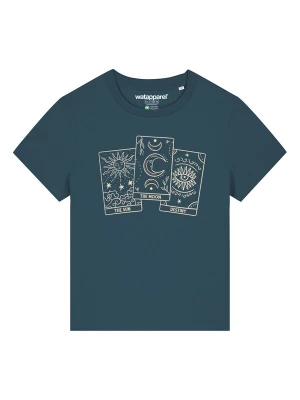 Foto van product Watapparel Shirt 'Tarot Set' beige / cyaan blauw / blauw denim / kersrood