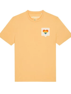 Foto van product Watapparel Shirt 'Von Herzen' lichtgeel / gemengde kleuren