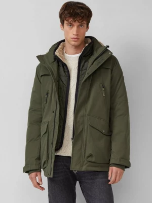 Foto van product Waterafstotende parka met afneembare capuchon en voering van imitatiebont s.Oliver olijfgroen